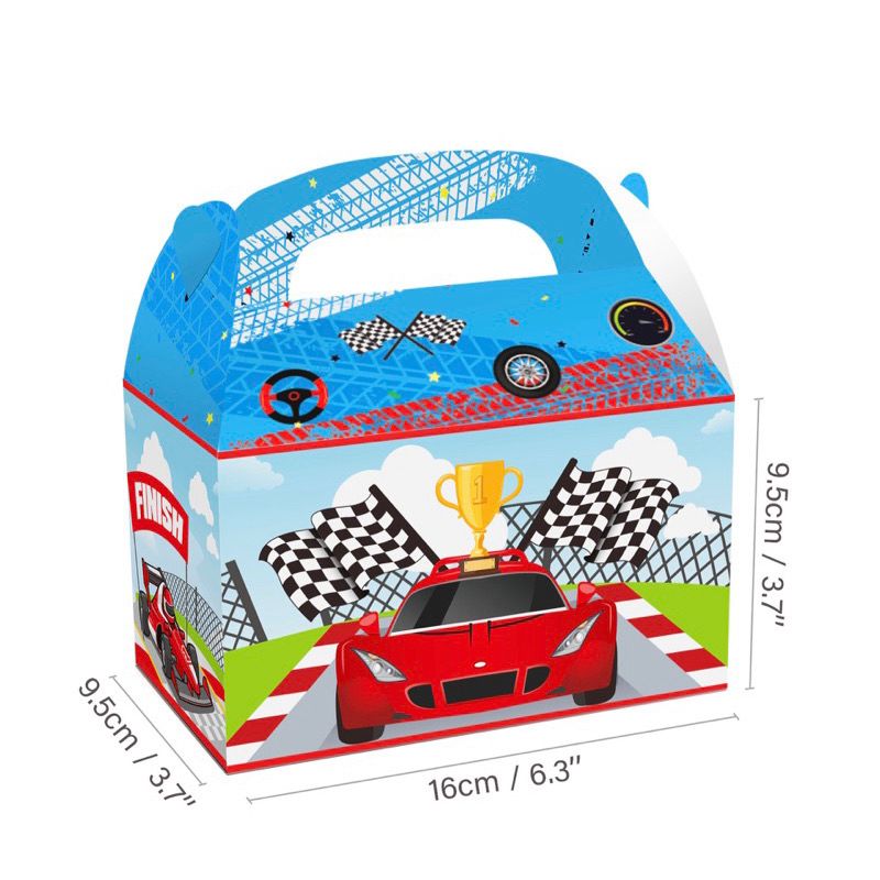 Racing Car Theme Kids Goodie Box (12 pcs per set) 🎁