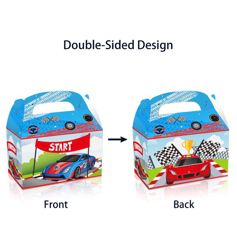 Racing Car Theme Kids Goodie Box (12 pcs per set) 🎁