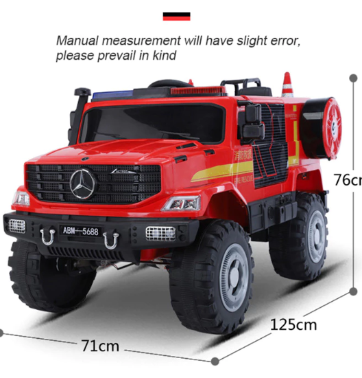 Kids Electric Ride-On Fire Truck 🚒 | Battery Powered Fire Rescue Car